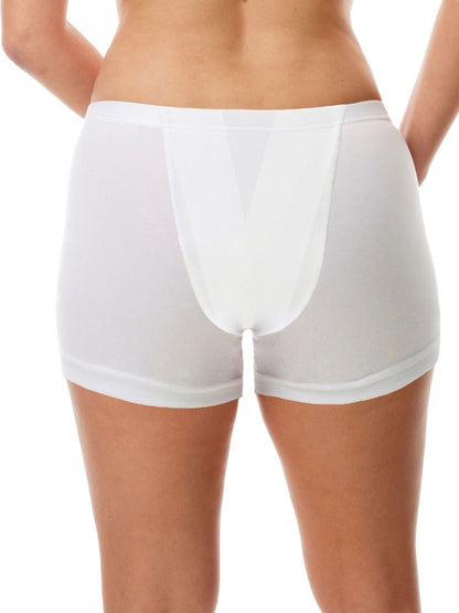 Vulvar Varicosity and Prolapse Support Boy-Leg Brief with Groin Compression Bands and Hot & Cold Therapy Gel Pad