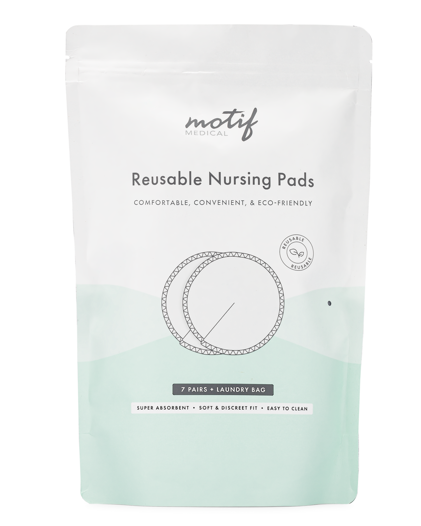 Motif Reusable nursing pads 14 ct