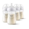 Natural Baby Bottle With Natural Response Nipple, Clear, 11oz, 3pk