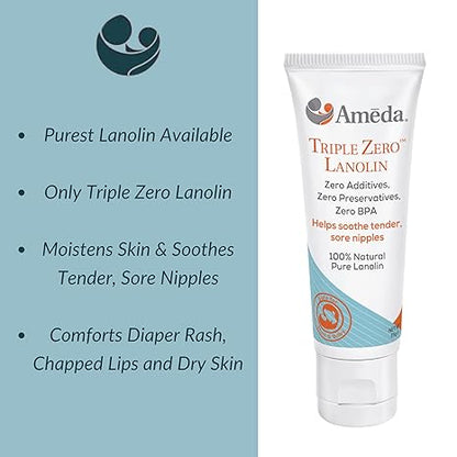 Ameda Triple Zero Lanolin Nursing Cream