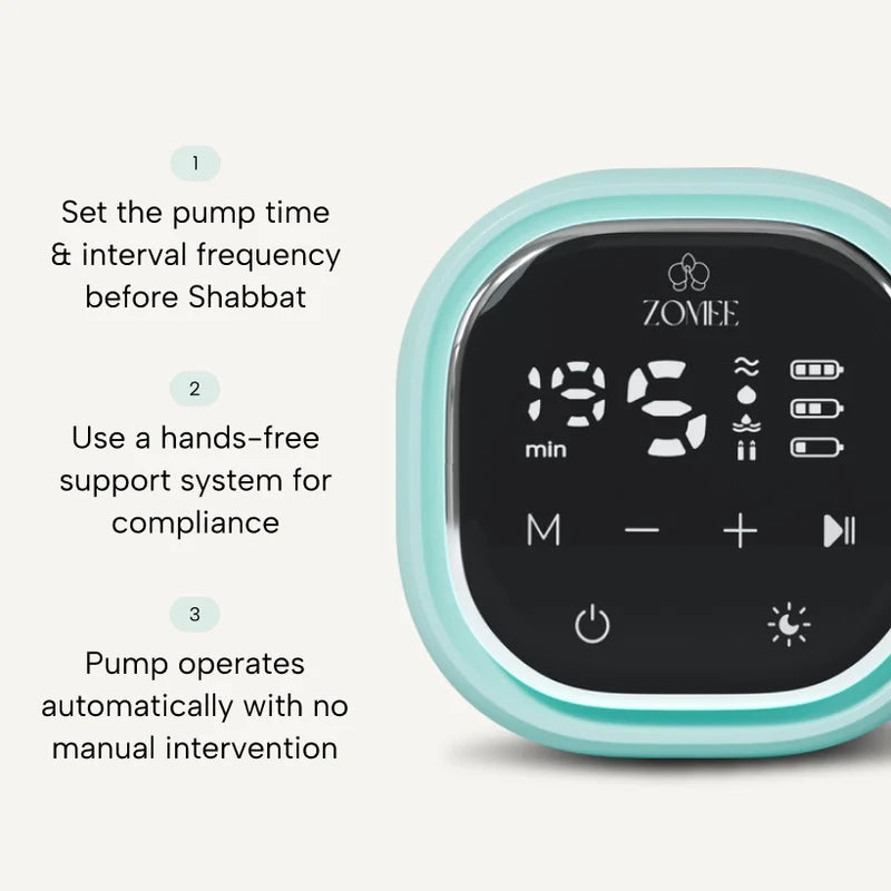 Zomee Z2 Shabbat Mode™ Edition with Hands-Free Collection Cups