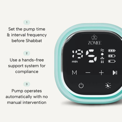 Zomee Z2 Shabbat Mode™ Edition with Hands-Free Collection Cups