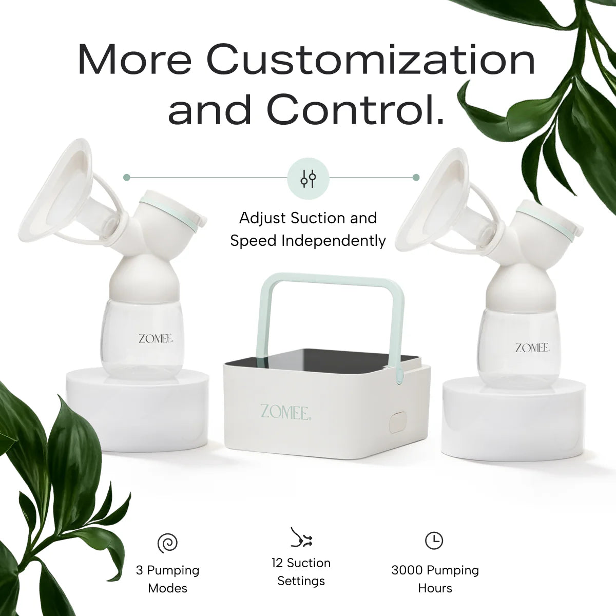 Zomee Mother's Nature H1 Hospital-Grade, Dual-Motor Breast   Pump