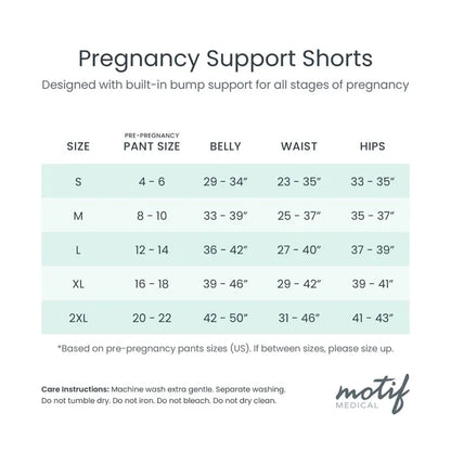 Motif Pregnancy Shorts