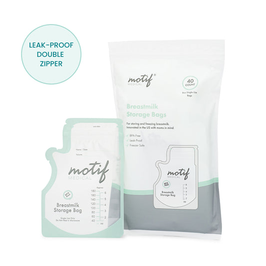 Motif Milk Storage Bags 40 ct.