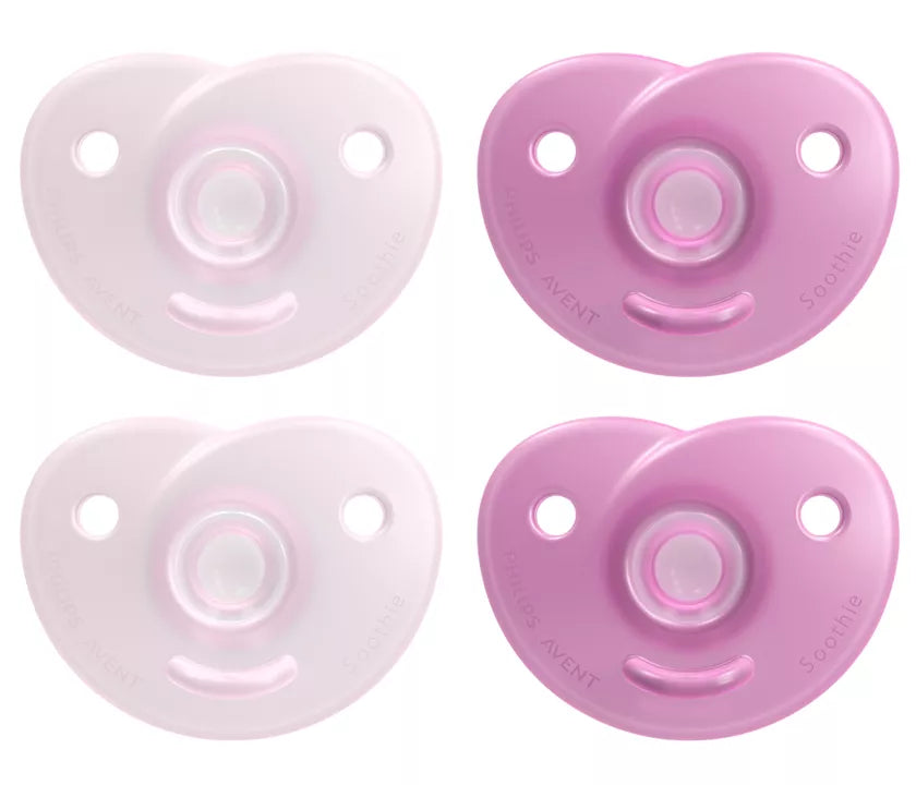 Soothie Heart pacifier 3-18m, mixed case, 2 pack