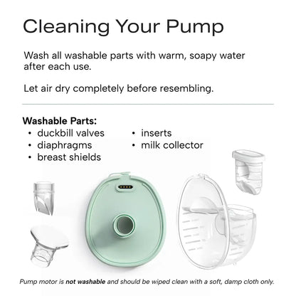 Zomee Mother's Nature W1 Warming  Wearable Breastpump