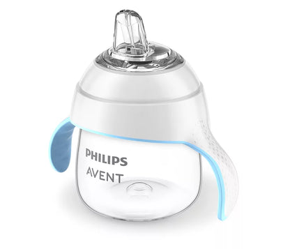 Natural Trainer Sippy Cup with Fast Flow Nipple and Soft Spout, Clear, 5oz, 1pk