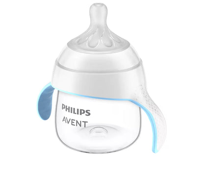 Natural Trainer Sippy Cup with Fast Flow Nipple and Soft Spout, Clear, 5oz, 1pk