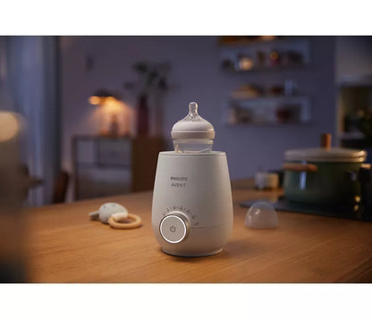 Fast Baby Bottle Warmer with Smart Temperature Control and Automatic Shut-Off